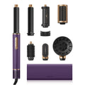 DREAME AirStyle Pro 2,appareil de coiffure 7 en 1,séchage rapide,2 enrouleurs, cheveux volumineux,brosse lissante,moins de frisottis, emballage en cuir,coiffage par flux d'air,design magnétique,Violet