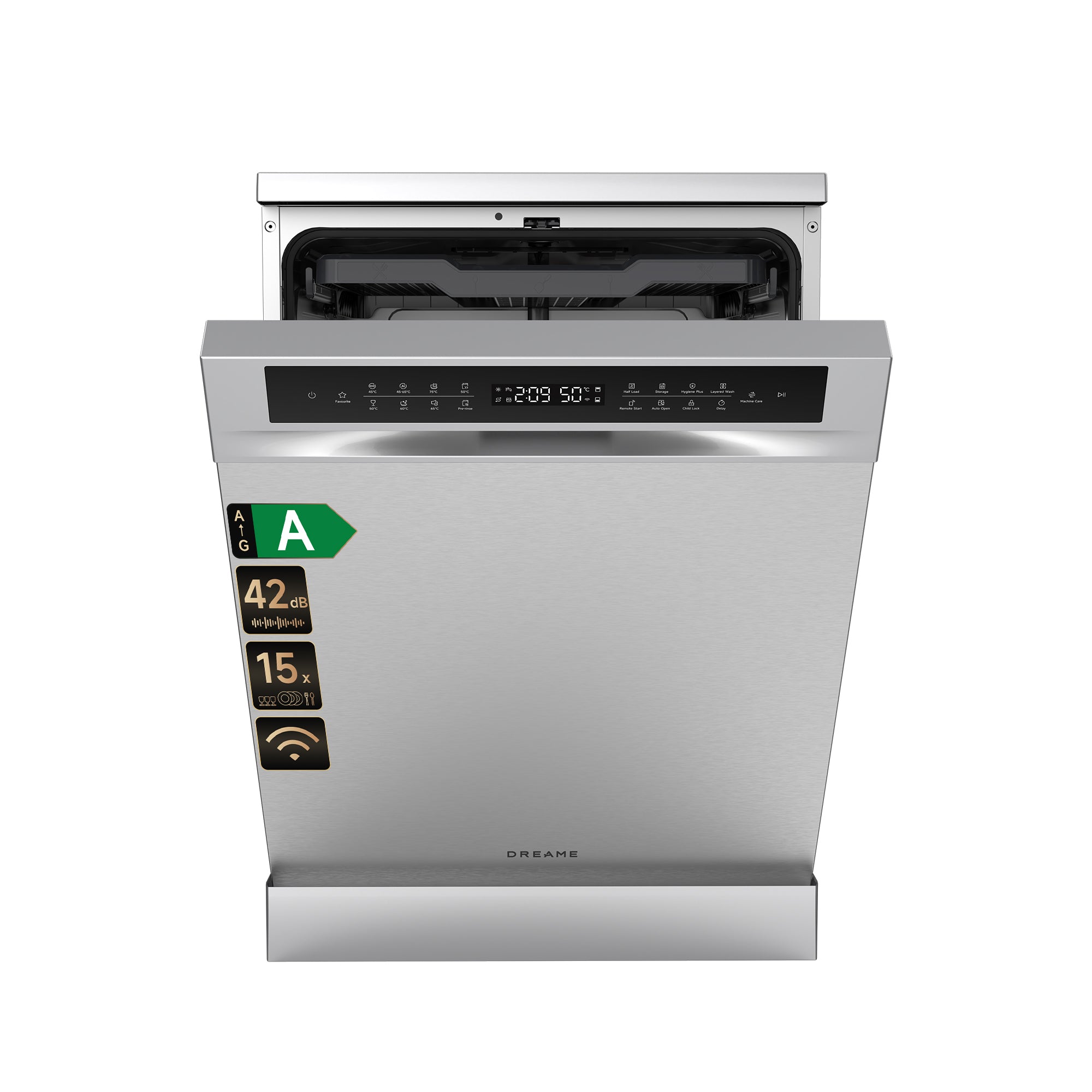 DREAME DK501 Pro Lave-vaisselle Entièrement 60cm,15 couvert